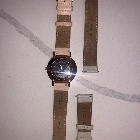 the 5th SoHo rosegold watch (pink+grey straps) - Picture 4 of 8